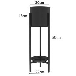 Nordic Style Indoor Iron Small Flower Stand Living Room Balcony Green Plant Pot Simple Floor Climbing Vine Flower Rack Storage Rack