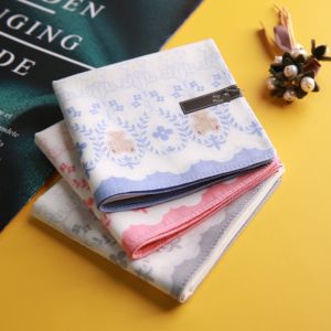 Hemuji Pooh Handkerchief Pure Cotton Womens Sweat-Wiping 80 Cotton Old-Fashioned Handkerchief Pure Cotton Towel Small Handkerchief Portable