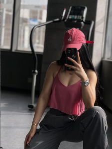 Womens Sports Bra Tank Top with Chest Pad Quick Dry Breathable Fitness Underwear Small Strap Summer Outdoor Wear