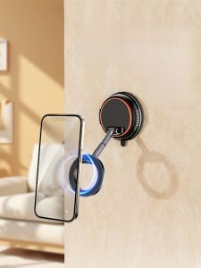 Magsafe Wall Mount Vacuum Absorption Suction Cup Holder Rotatable Foldable Kitchen Bathroom Glass Wall Sticky Fixed Mirror