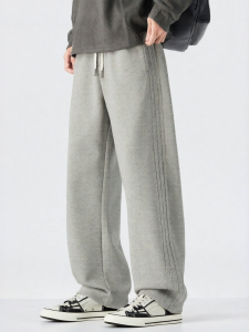 Wood soon | Loose Straight Cut Mens Sweatpants