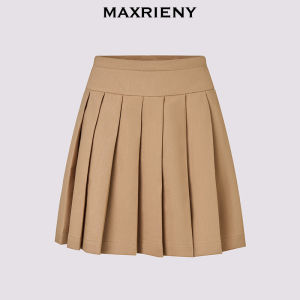 Elegant Vintage High Waist A-Line Mini Skirt MaxRieny Brand Summer Collection College Style Short Skirt Feminine Sensation