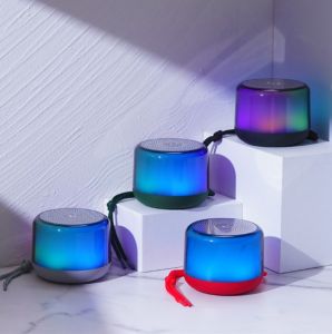 T&G TG-363 TWS Stereo Surround Sound Portable Wireless Speaker with Strap and LED Colorful Light Modes