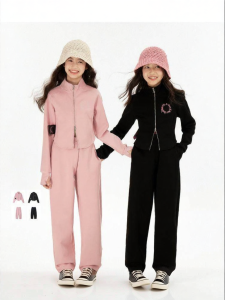 LOVESASAKIDS | Slim Fit Short Jacket and Leisure Pants Outfit