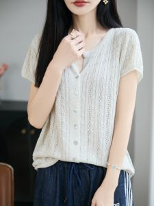 YUEXINYIRONG | Lace French Design T-Shirt