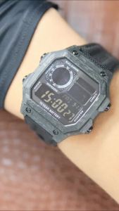 Royale Mod for CASIO AE1200 AE1300 WS1600 Watch Case 316L Stainless Steel NTPT Forged Carbon Fiber Sapphire Glass Combo Kit