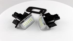 2Pcs LED License Number Plate Light Lamp For Toyota Camry Corolla Prius Yaris Highland Avalon Auris Vios Esquire EZ Noah Proace