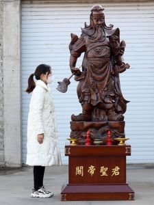 Landing Grande Figure Guan Gong Decorative Modern Simplicity Style Business Opening Gift Office Zone Wealth Attracting Ornament