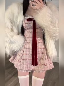 CHANGTONG | French Elegant Style Short Dress for Petite