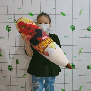 SIÊU NHÂN NGƯỜI NHỆN GỐI ÔM NGỦ HÌNH NGƯỜI NHỆN SPIDER MAN GẤU BÔNG NGƯỜI NHỆN GỐI ÔM BÚT CHÌ GIÁ SỈ