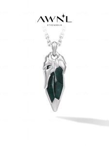 Nordic Warrior Bloodstone Glory Crown Necklace Gift for Boyfriend