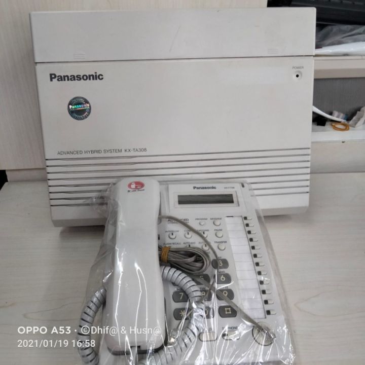 PABX PANASONIC KX TA308 + TELEPON 7730 second | Lazada Indonesia