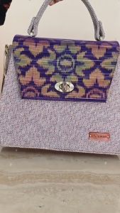UwaisGen Tas Selempang Wanita Tas Wanita Safana Bag Goni Endek Etnik Bali Handmade