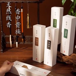 400Pcs Natural Sandalwood Joss Stick Incense Sticks Holder pewangi bilik tidur tahan lama 天然卧香 线香 香 檀香 沉香 艾草 拜神用品—风水轩