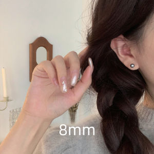 Feverins Pearl Imitation Earrings Womens Ear Cuff Mosquito Coil Tray Ear Hole Unique Simple Versatile Ear Jewelry