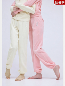 Juicy Couture | 100 Cotton Velvet New Pink Loungewear Pants