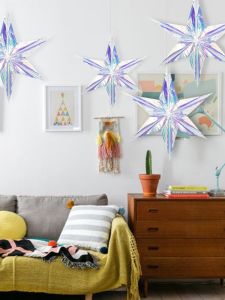 Đèn Trang Trí Trang Trí Lễ Hội Cho Tiệc Tùng Năm Mới Và Lễ Giáng Sinh Đồ Trang Trí Treo Bóng Pha Lê Cho Phòng Khách Sạn Salon Làm Đẹp