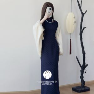 Angora Knit Retro Style Cardigan