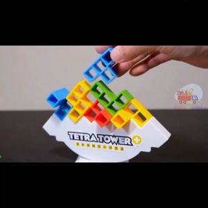 Mainan Edukatif Anak: Balancing Block & Tetris Tetra Tower Games Fun