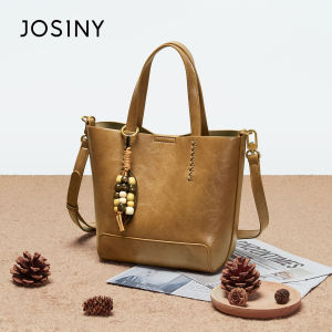 Josiny | Vintage Commuter Shoulder Bag Tote All-matching Bucket Style Handbag