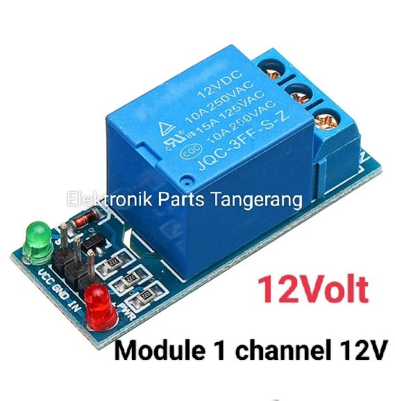 MODULE 1 CHANNEL 12V DC RELAY MODULE 12V 1 CHANNEL ARDUINO RASPBERRY ...