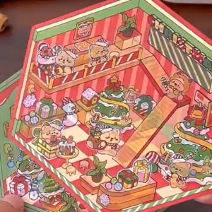 DreamBaby Mainan Stiker 3D Dekorasi Ruangan Sticker 3D Decoration Mainan Anak Korean Sticker Scene