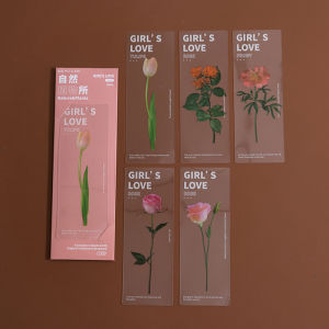 5PCS Book Marks for Books Bookmark Separator Books Travelers Notebook Accessories PVC Book Mark Page School Supplies SQ06
