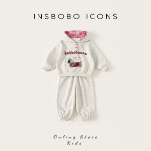 insbobo | Bộ Đồ Thể Thao Trẻ Em Áo Nỉ Thu Đông