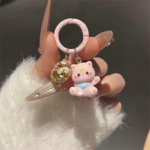 🌈Móc Khóa Mèo May Mắn Kèm Chuông Hoa – Phụ Kiện Treo Túi Chìa Khóa Siêu Cute - Nhiều Mẫu