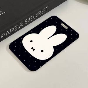 Miffy | M-Miffy CUTE Pink Card Holder Work Permit Access Bus Subway Cards Protective Sleeve