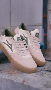 Lakai Cambridge Cream Suede Shoes for Men