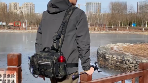 Fishing Bag Outdoor Multifunctional Waist Bag Chest Bag Waterproof Fishing Rod Bag Large Capacity Fishing Backpack