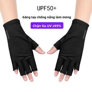 Golovejoy | Gloves Golovejoy MJ03WB Half Finger Sunscreen Gloves UV Protection Nail Beauty Special Use Gloves For Youth And Middle-Aged Women