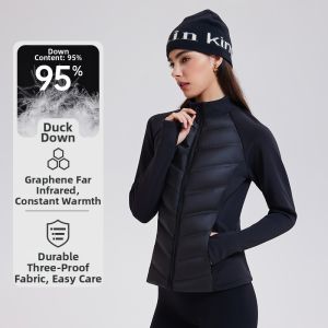 COSLEAF | Water Resistant Warm Light Insulated Down Jacket