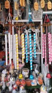 กระดิ่งลมสายรุ้ง 4แท่งกวง ความยาว 29cm เสียงแหลมดังกังวาลไกล