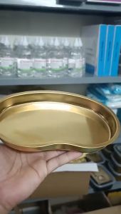 Khay hạt đậu vàng đựng dụng cụ y tế hũ đựng bông vàng