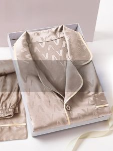 Large Size Ice Silk Sleepwear Loose Short Sleeve for Men Comfortable Home Clothes Fathers Day Gift Breathable Nightgown