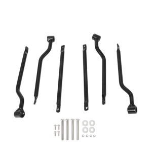 Black Steel Motorcycle Saddle Bag Support Bracket Universal Side Luggage Mount Bars Anti-rub Spacer For Kawasaki Honda Yamaha
