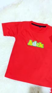 1 Pcs Kaos Anak Cewek Cowok Motif Couple Adik Kakak Kaos Oblong Anak Lengan Pendek Usia 1-12 Tahun