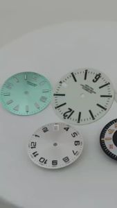 28.5mm Watch Dial NH35 Dial Sterile Dial C3 Green Luminous Watch Face Watch Parts Fit NH35 NH36 Movement