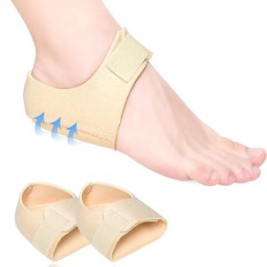1 Pair Heel Cushion Plantar Fasciitis Plantar Socks for Heel Tendonitis Healing Spurs Dry Cracked Feet Plantar Pain Relief Treatment Gel Heel Cushion