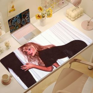 Singer S-Sabrina Cute Mouse Pad Non-slip Thickened MousePad Large Writing Lockedge Office Student Gaming Cushion