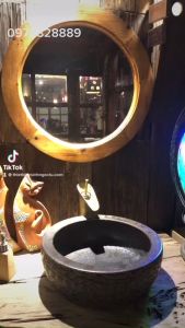 VÒI RỬA MẶT LAVABO ĐỒNG CHẢY MÁNG THÂN CAO GRM 8602