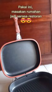Wajan Teflon Anti Lengket Happy Call Double Pan Serbaguna - Perangkat Masak Spesial