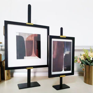 Nordic Modern Style Picture Frame Display Shelf
