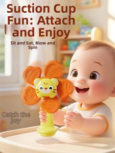 JIEXI | Suction Rotating Spinning Gyro Toy For Teething and Intelligence Development