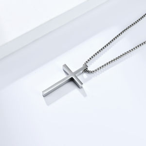 Hot Hip Hop Trend Cross Pendant Necklace Mens Simple Chain Versatile Street For Women Fashion Jewelry Accessories