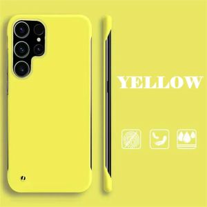 Luxury Slim Frameless Shockproof Phone Case For Samsung Galaxy A56 A55 A15 A54 A34 5G 4G Colorful Matte Hard PC Protection Cover