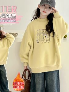 Áo Nỉ Mỏng Cổ Tròn Dày Dặn in Hình Mèo Thời Trang Cho Bé Gái Mùa Đông Áo Nỉ Cổ Tròn Dày Dặn Cho Bé Gái Áo Nỉ