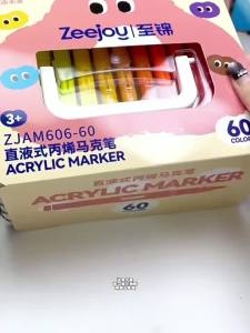 Acrylic Marker Direct Liquid Soft Head Childrens Art Penanda Akrilik Non-bleedable Acrylic Pen 马克笔